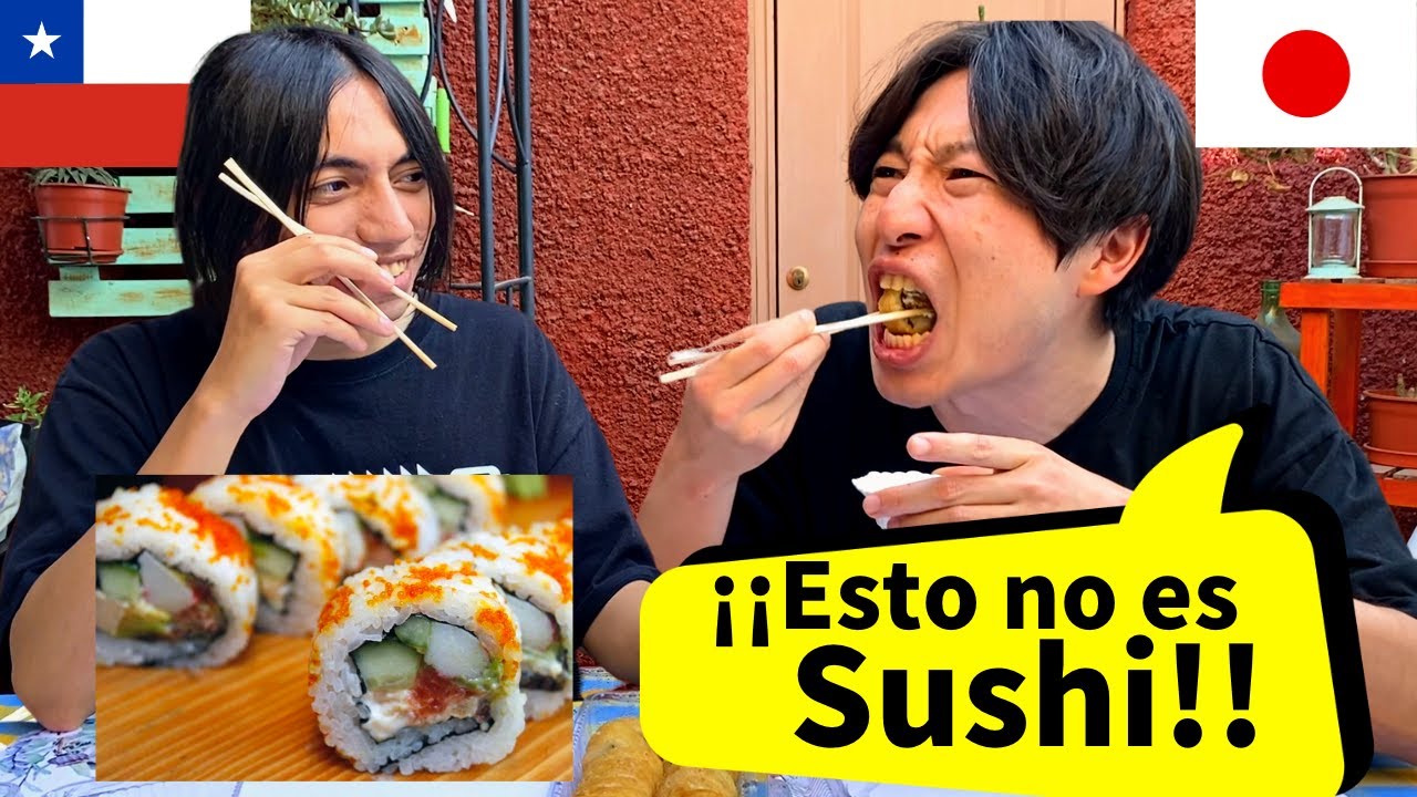 JAPONÉS come SUSHI CHILENO por primera vez (parte 2)