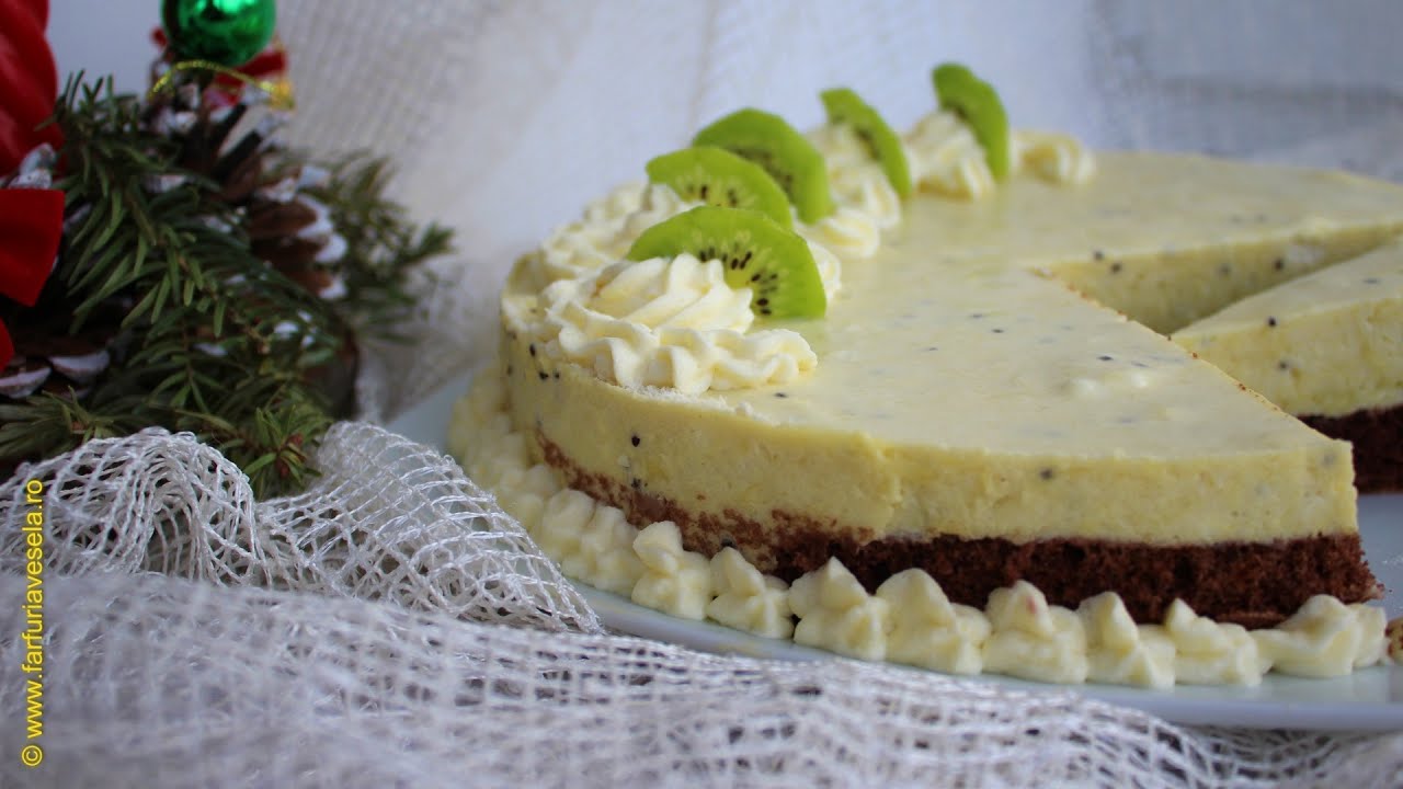 Prajitura cu kiwi | Farfuria vesela