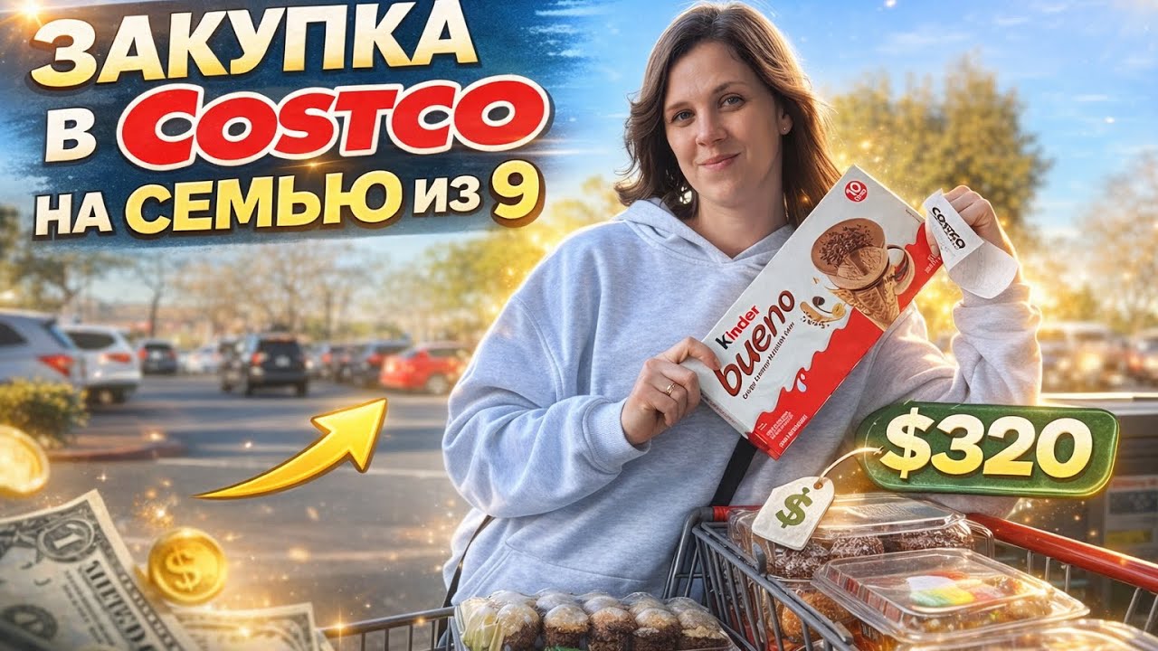 Закупка в Costco на $320 | Что купили на большую семью 