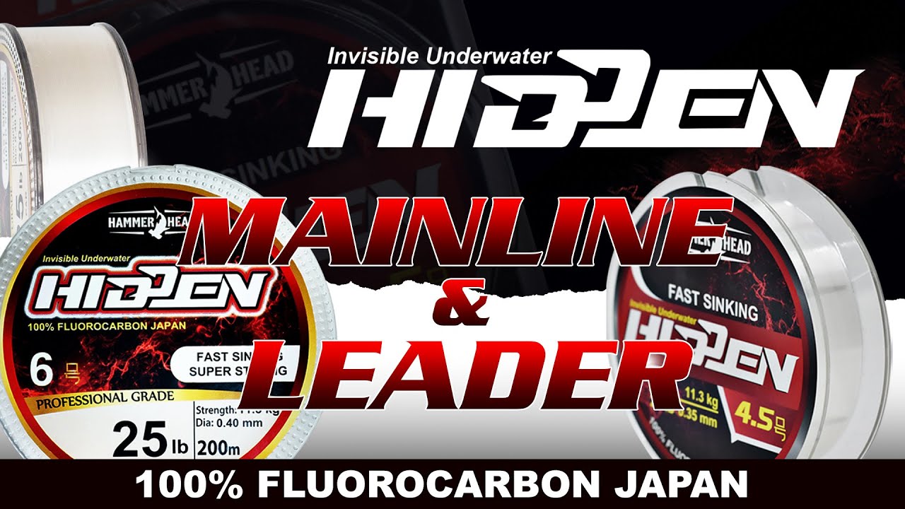 HAMMERHEAD HIDDEN  - 100% FLUOROCARBON LINE & LEADER