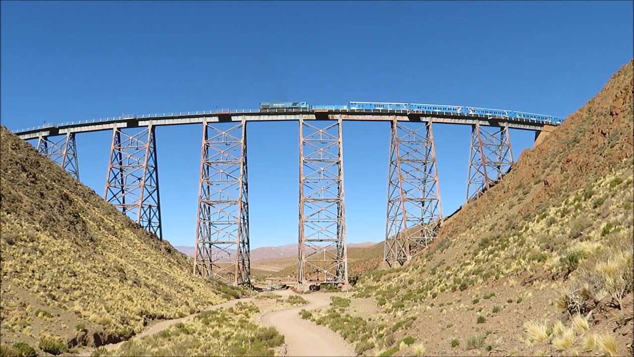 El Tren a las Nubes en el Viaducto La Polvorilla y San Antonio de los Cobres