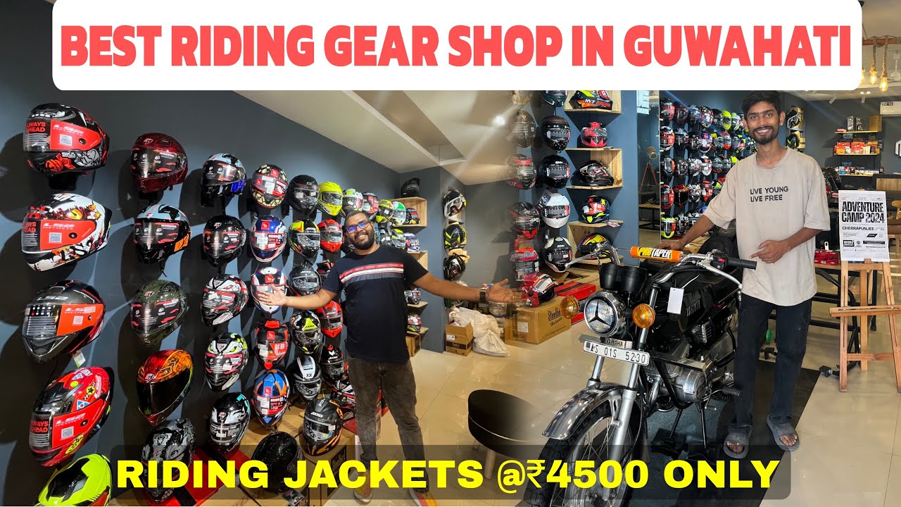 Best Riding Gear Shop in Guwahati | Premium Helmets | Riding Jackets | Fog Lights etc