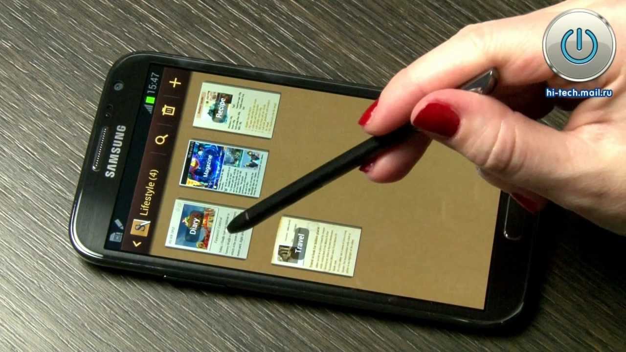 Обзор Samsung Galaxy Note 2