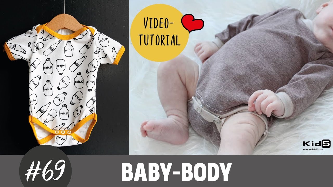 Süßen Baby Body ganz einfach selber nähen DIY-Näh-Tutorial