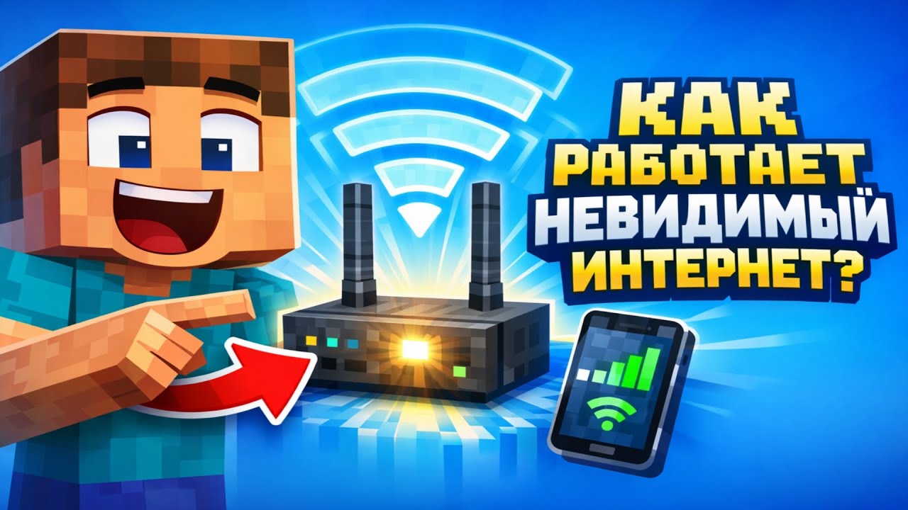 Как Работает НЕВИДИМЫЙ Интернет? | Майнкрафт Анимация