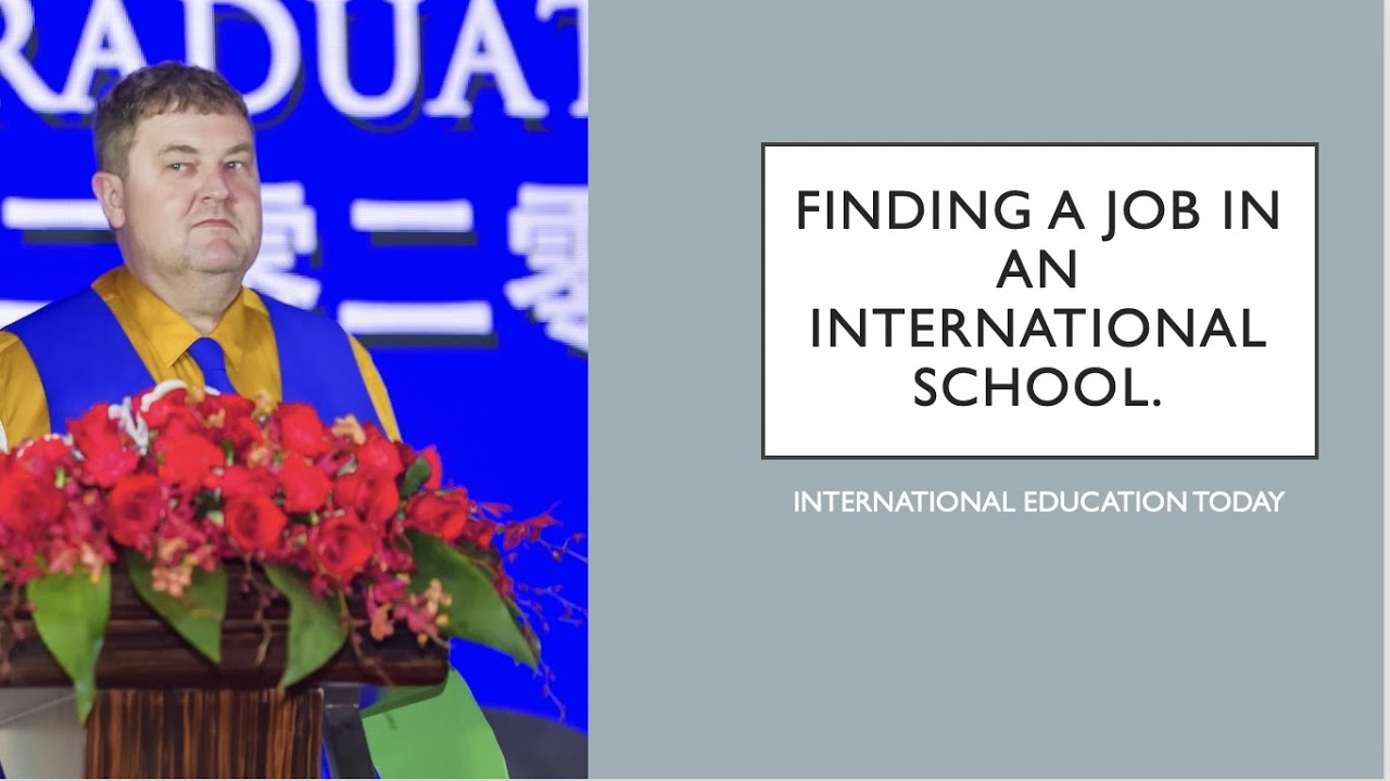 Finding a job in an international school 在国际学校找工作