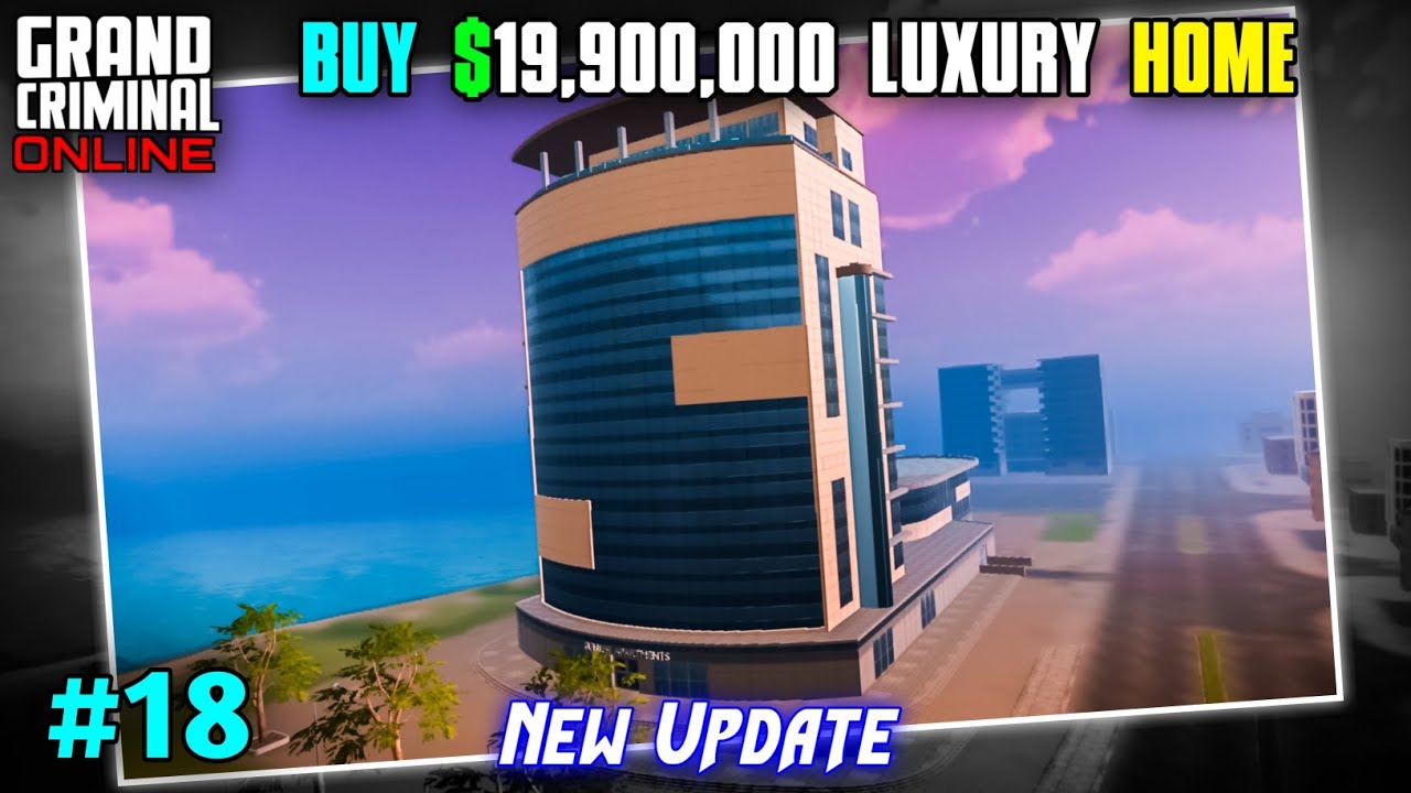 😃 I Bought A $19,900,000 Luxury Home || New Update Grand Criminal Online Gameplay In Hindi
