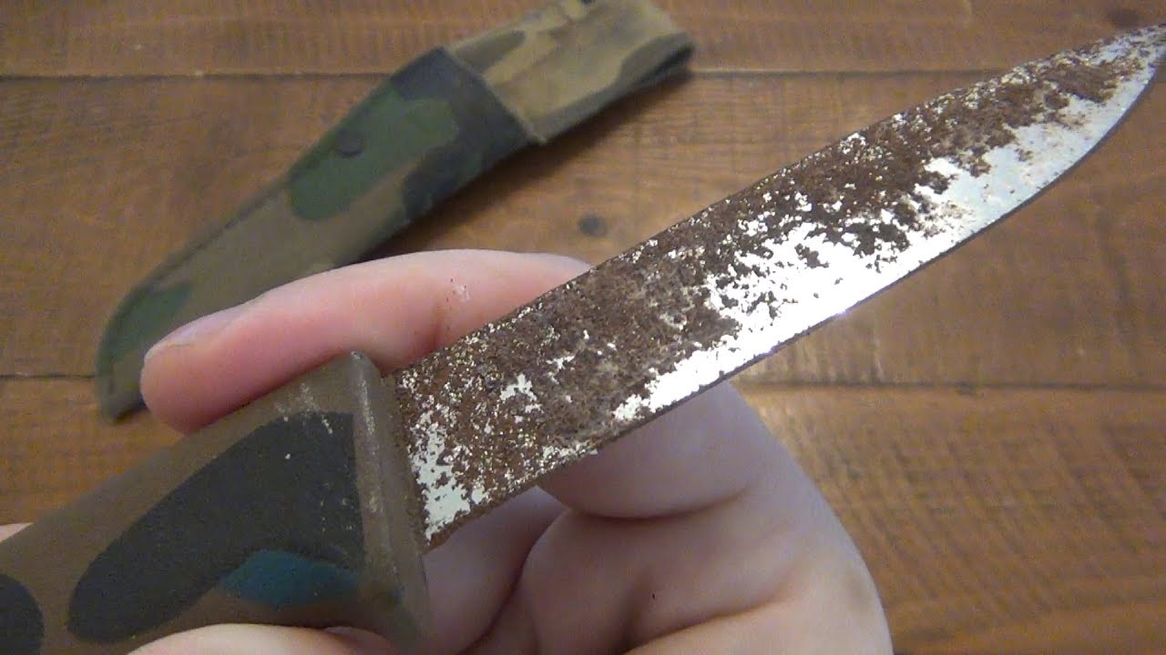 30+ Year Old Rusty Knife Is A Blast From The Past...Let's Restore It !