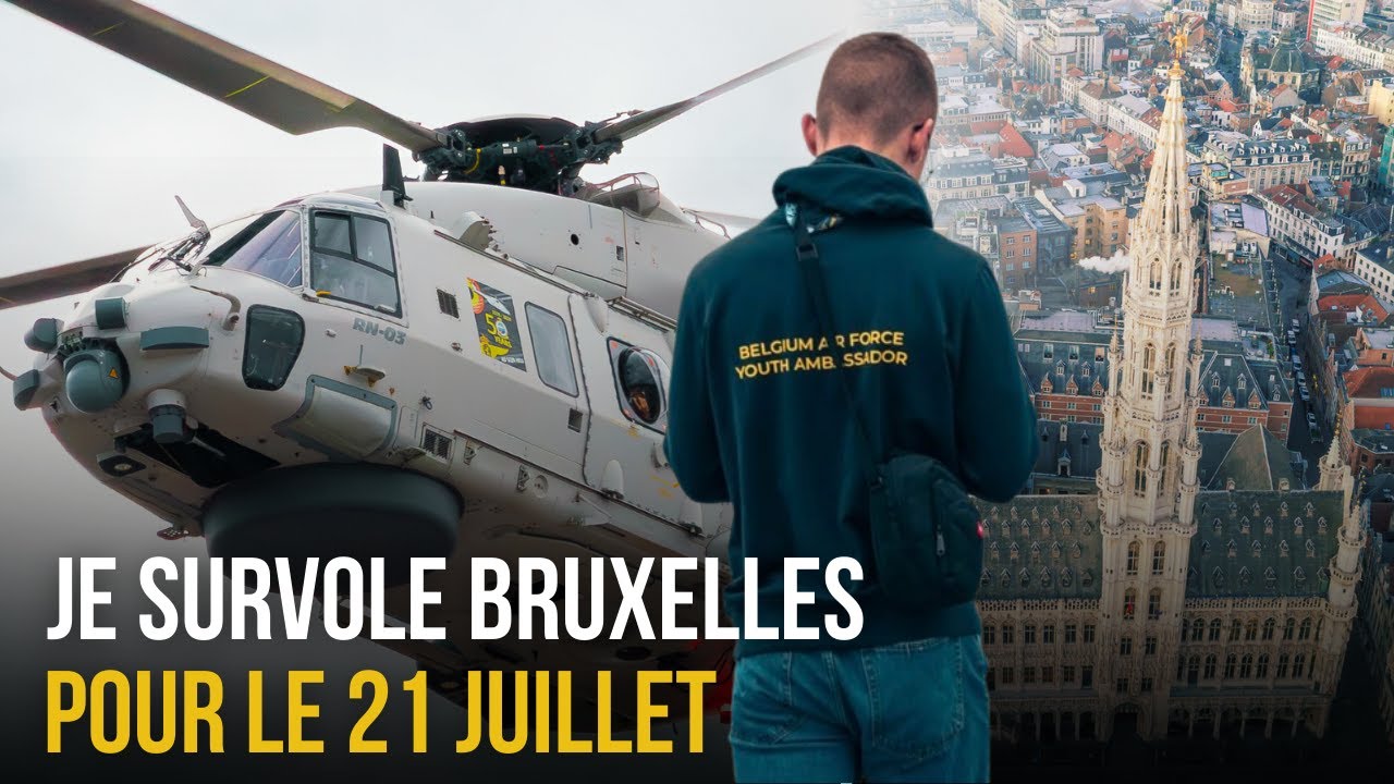 Je Vole en NH90 pour le Défilé Militaire Belge