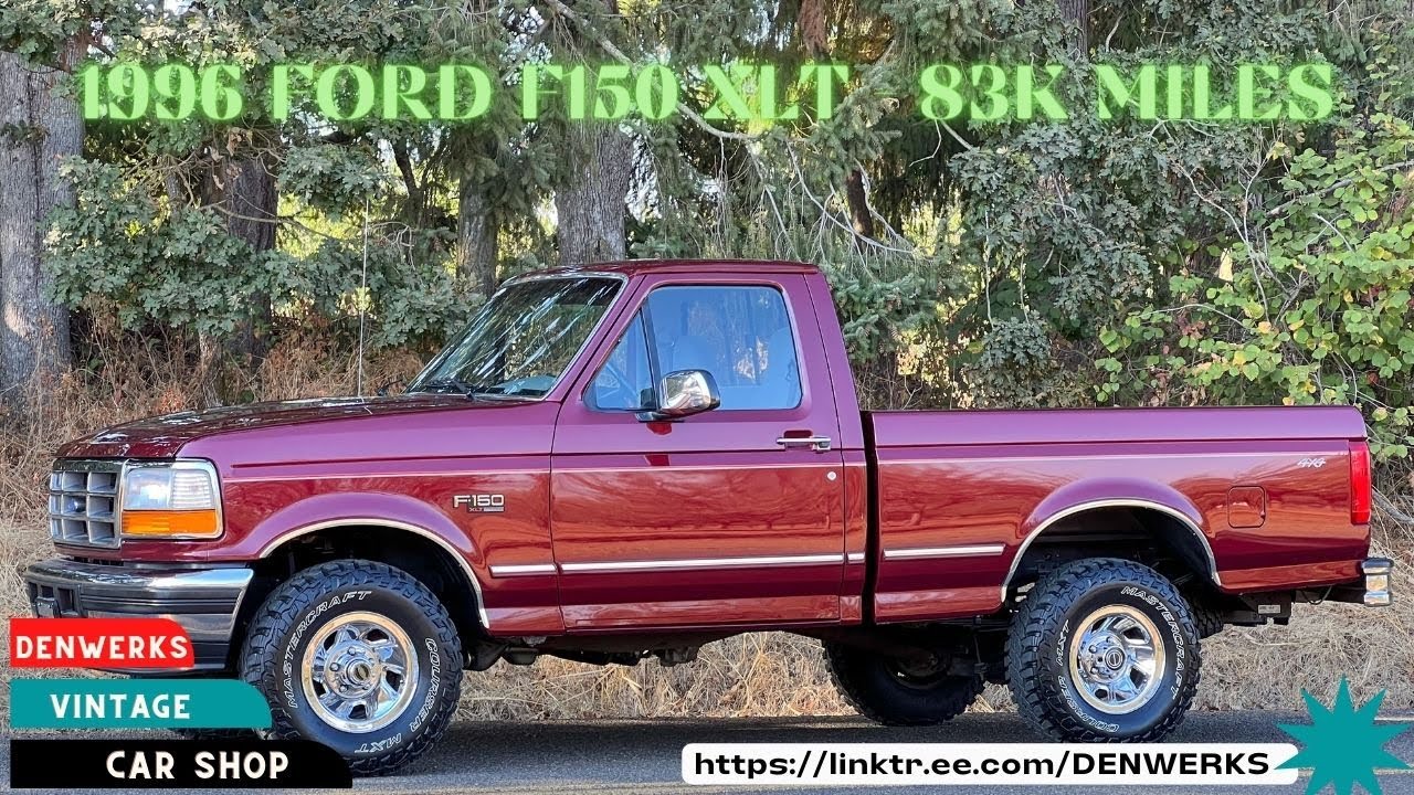 1996 Ford F150 XLT 4x4 83K - DENWERKS - SWB - Bring A Trailer