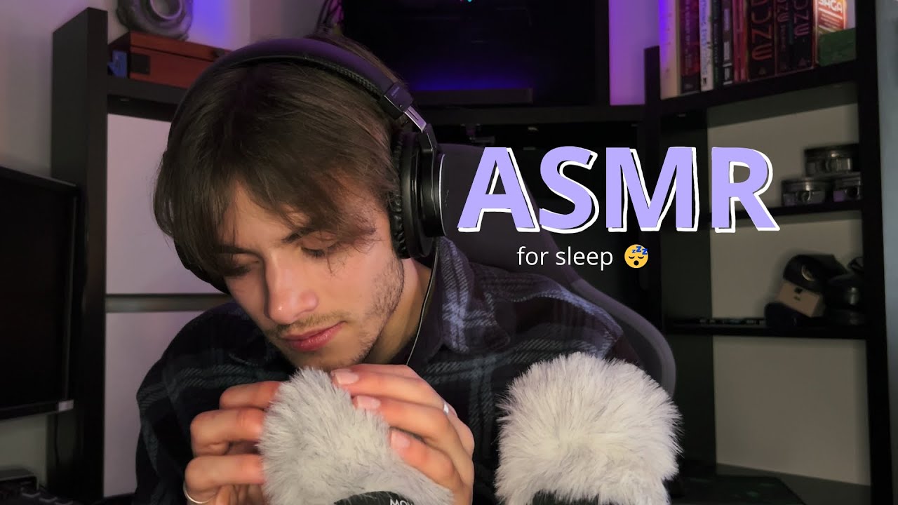 ASMR // The BEST Fluffy Mic Head Massage for SLEEP (with whispers)