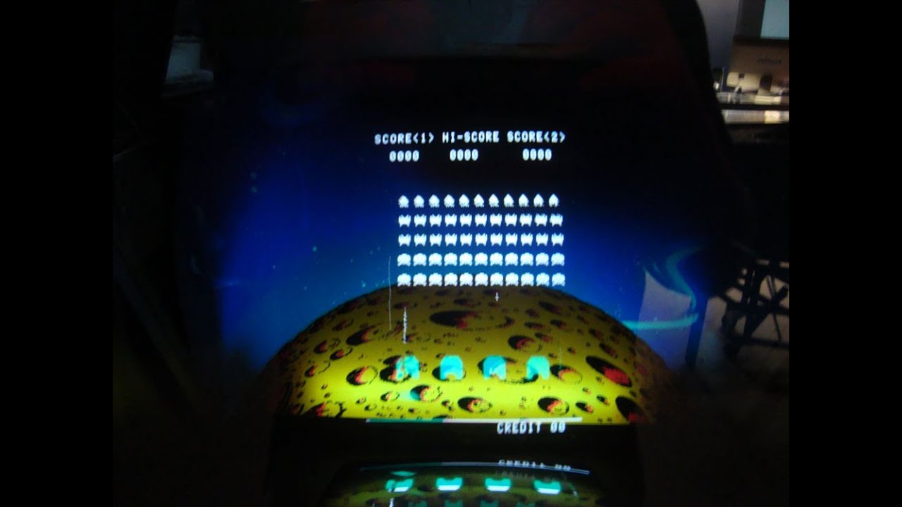 Классическая аркадная игра Midway Space Invaders 1978 года! — Геймплей, дизайн корпуса, оформление