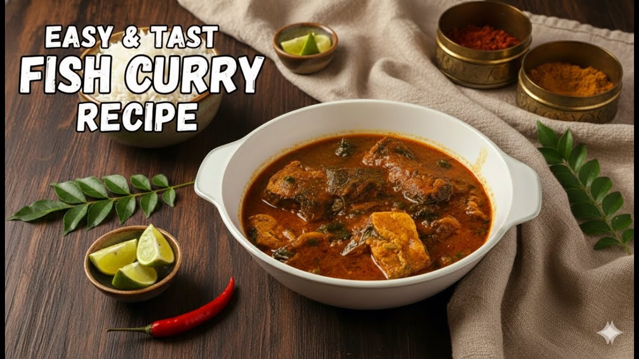 Fish Curry Recipe: Easy & Creamy Style #fishcurry #cooking #food
