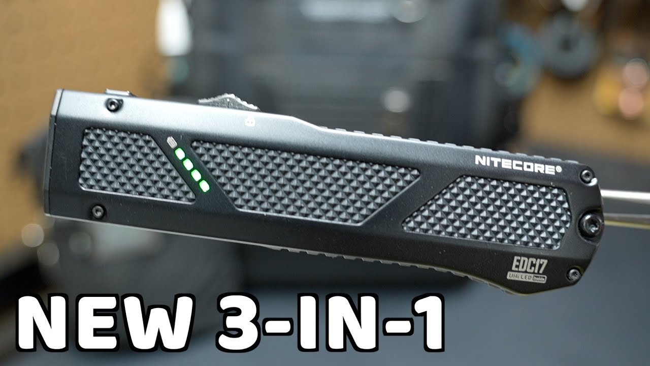 НОВЫЙ фонарь Nitecore EDC17 3-в-1 с лазером | Лучше, чем Olight ArkPro?