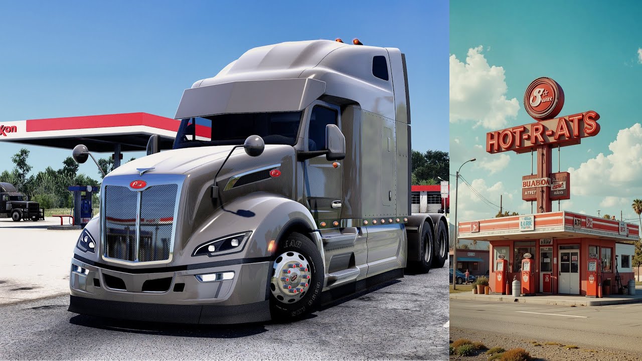 🚚ATS 1.57: из осени ETS 2 в лето ATS ) Quper Mega Map ATS 💪😎смотрю Канаду ! надеюсь промодс нормс😎 ✅