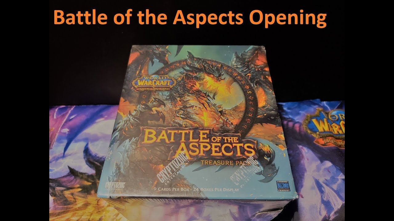 WoW TCG - Battle of Aspects Treasure Pack Box Opening #2