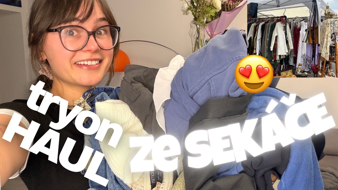 VLOG | TRYON HAUL ze SEKÁČE