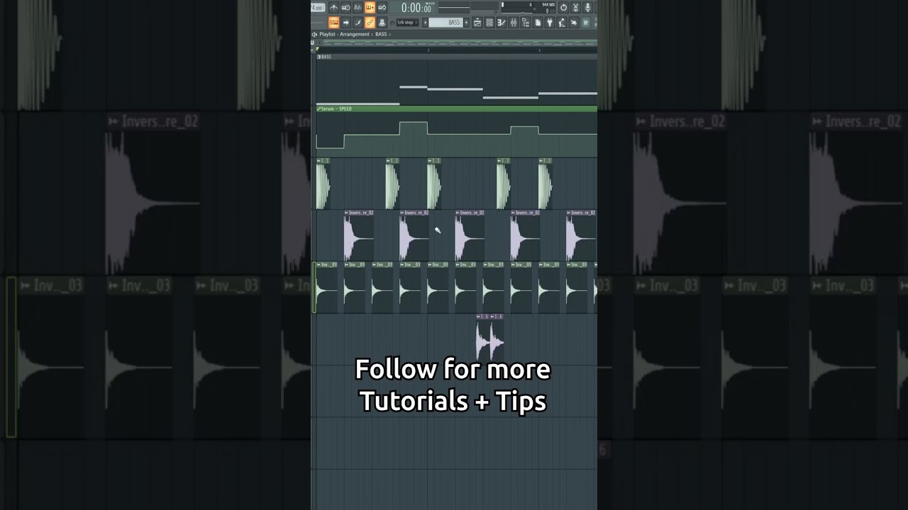 How to make a modulated LFO DnB Bass in Serum #sounddesign #dnb #serum