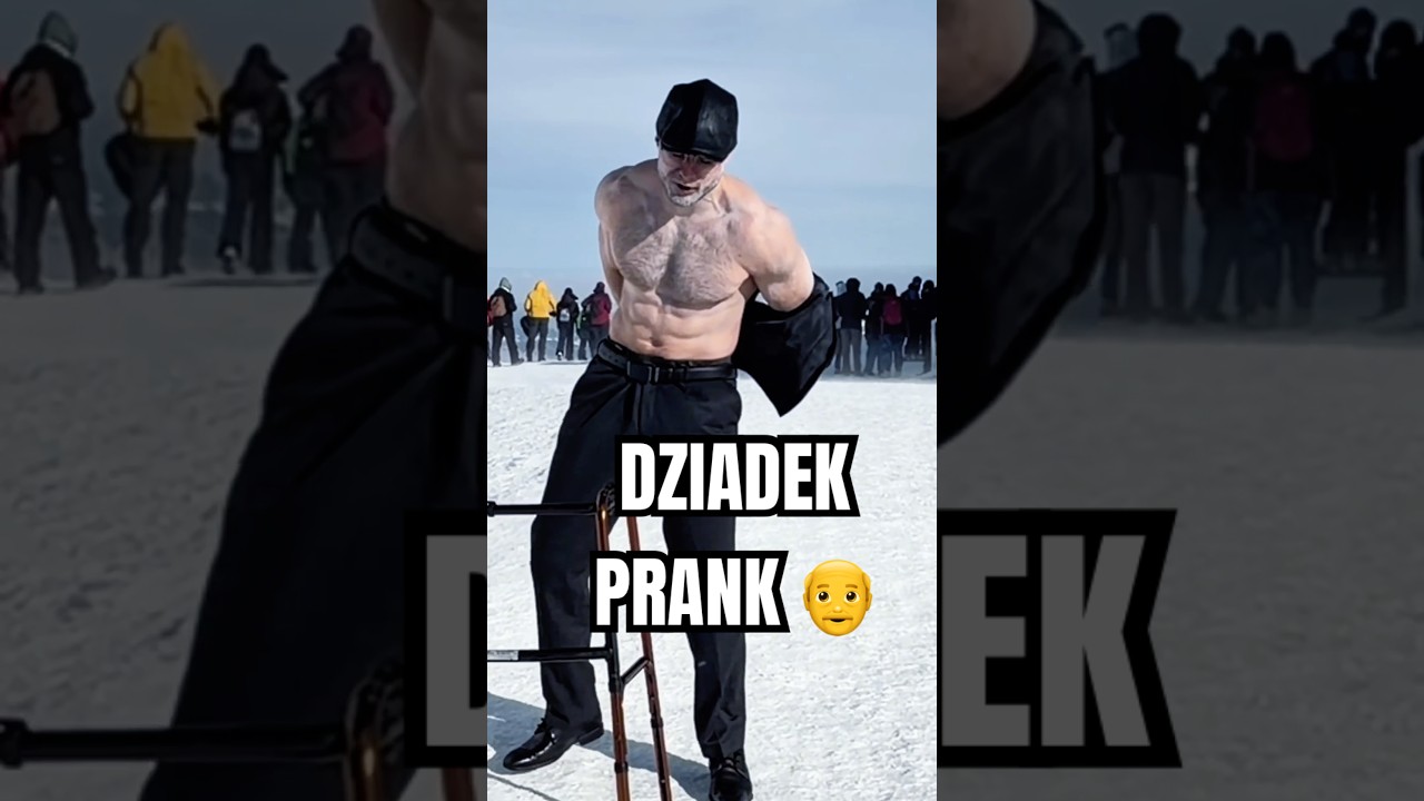 DZIADEK W SZORTACH PRANK 👴🧊