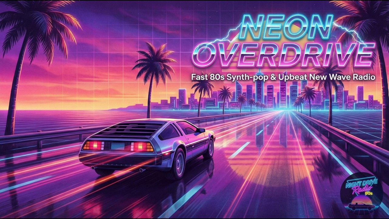 NEON OVERDRIVE | Fast 80s Synth-pop & Upbeat New Wave Radio
