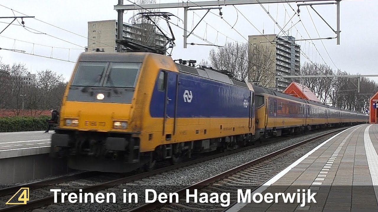 Treinen in Den Haag Moerwijk - 21 maart 2019