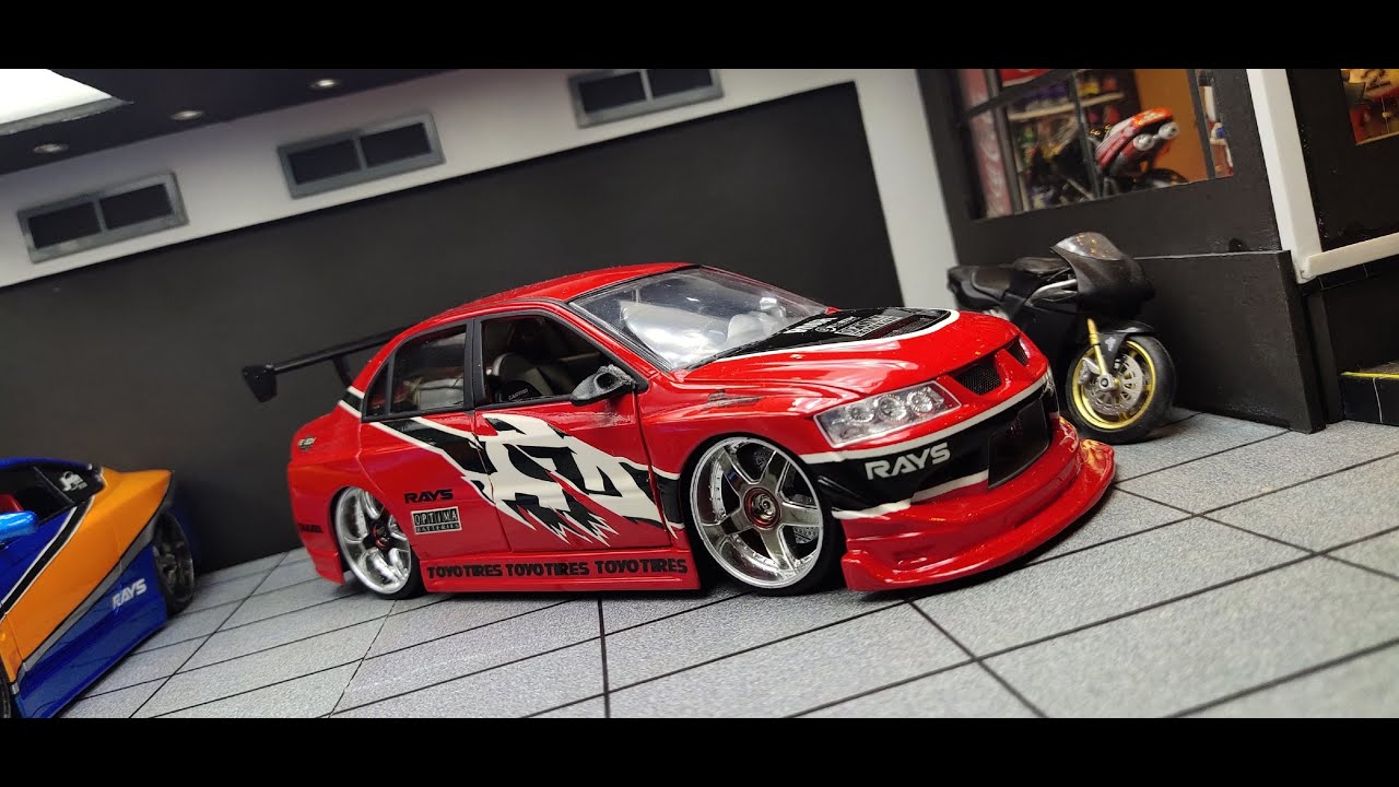 Sean Mitsubishi Lancer Evo 9 Fast and Furious Tokyo Drift, Jada Toys diecast scale 1/24