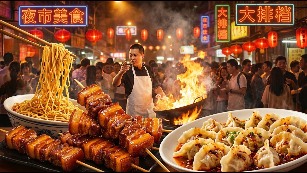 🔴 LIVE: 13 Must-Try Chongqing Night Market Delicacies | Authentic China Street Food POV in Action