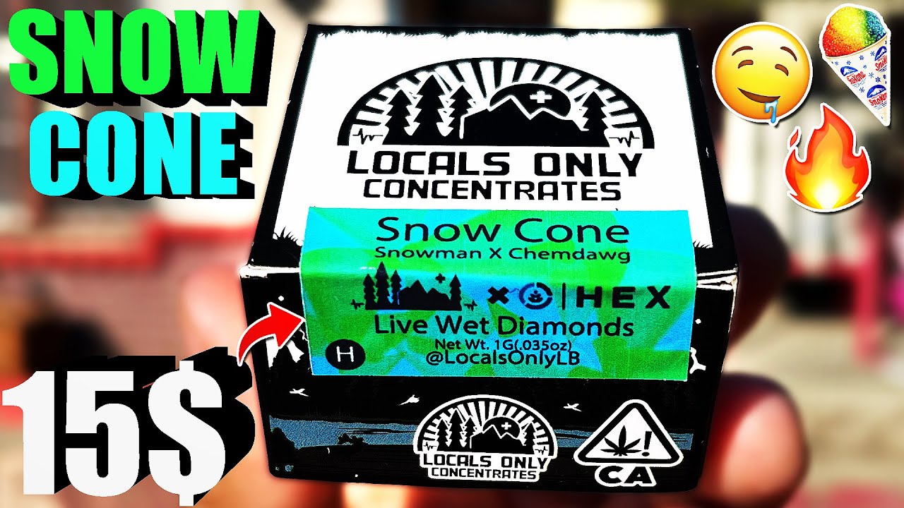This SNOW CONE hit straight to the DOME&hellip; | Locals Only Snow Cone Review! | Cheap Dabs #62