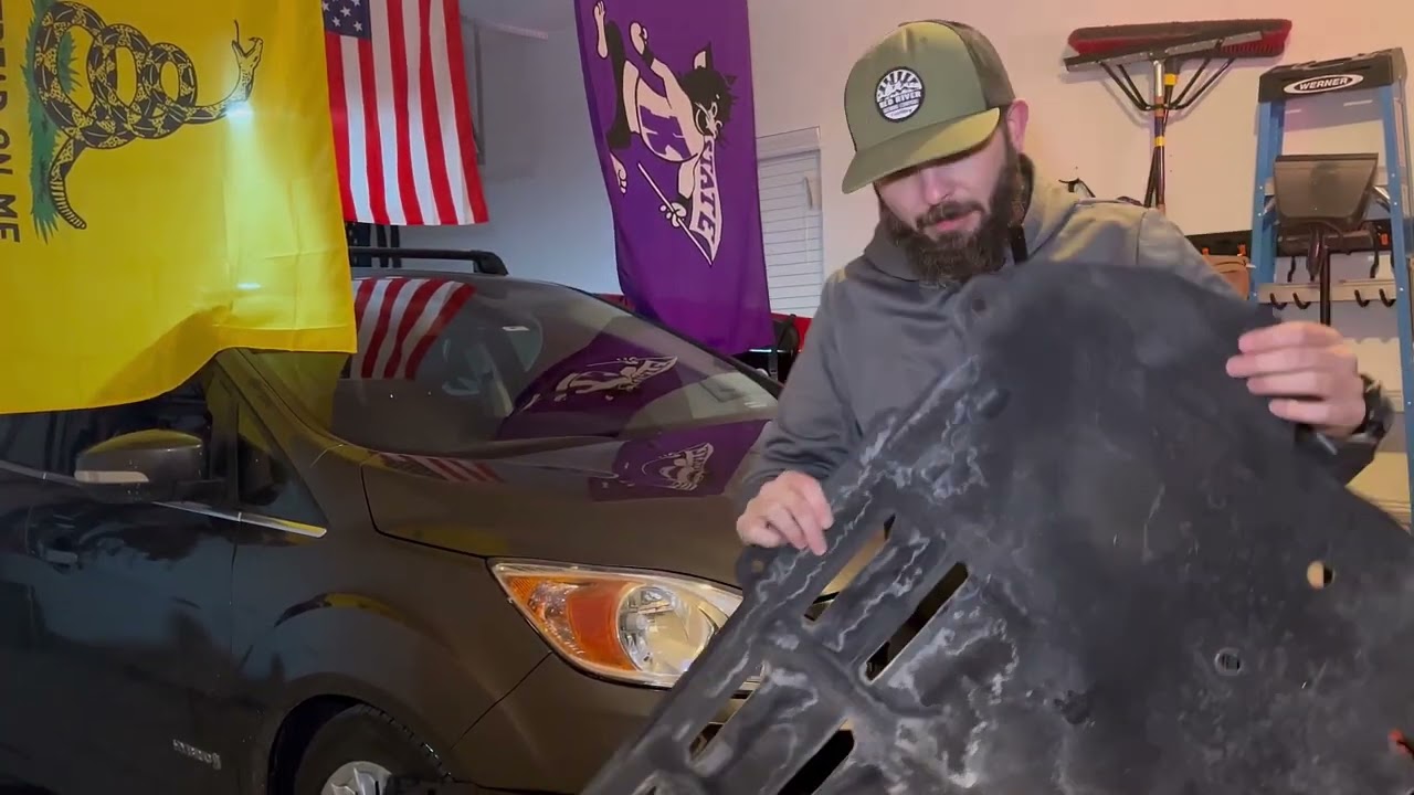 Replacing Splash Cover in 2016 Ford CMAX