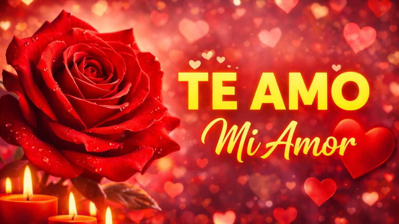 DESDE mi corazon MI AMOR escucha este DULCE Y SUAVE BB MENSAJE DE AMOR bonito es PARA TI te amo