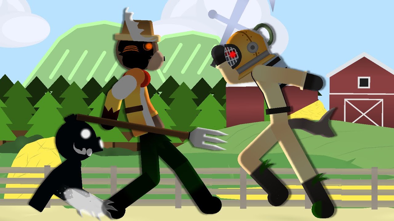 Markus Vs Dakoda | Piggy Sticknodes animation