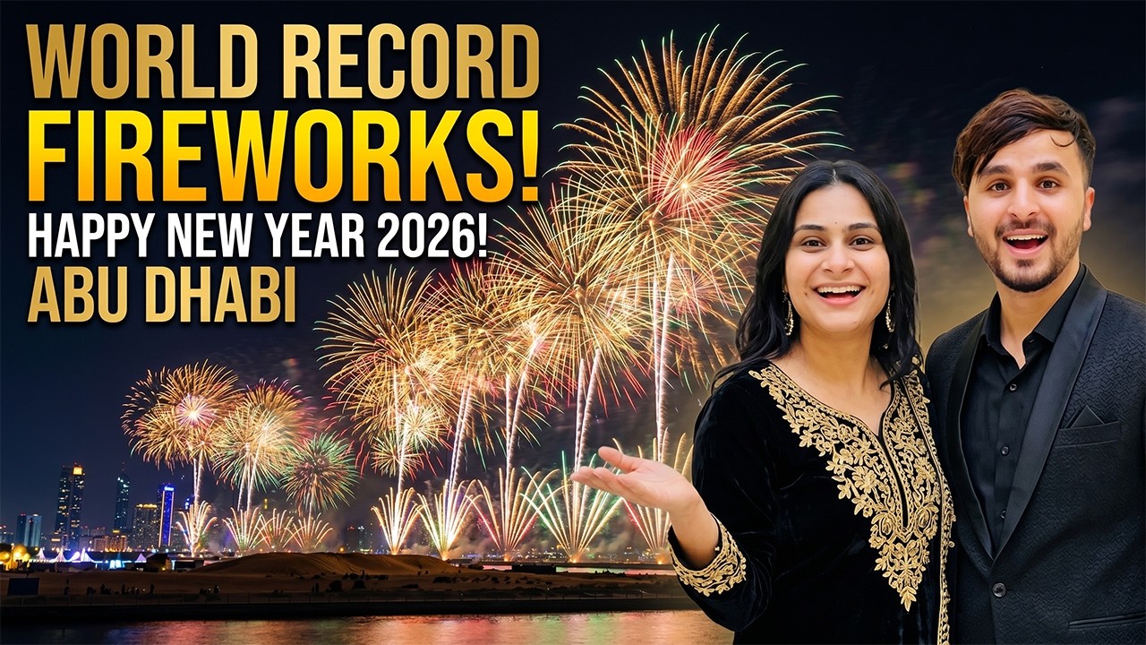 FULL SHOW: World's Longest Fireworks Display! 62 Minutes NON-STOP - Abu Dhabi New Year 2026💥