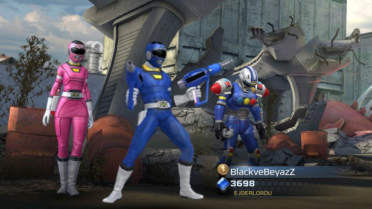Justin Stewart Turbo Blue Ranger Gameplay 2 Power Rangers Legacy Wars Gameplay