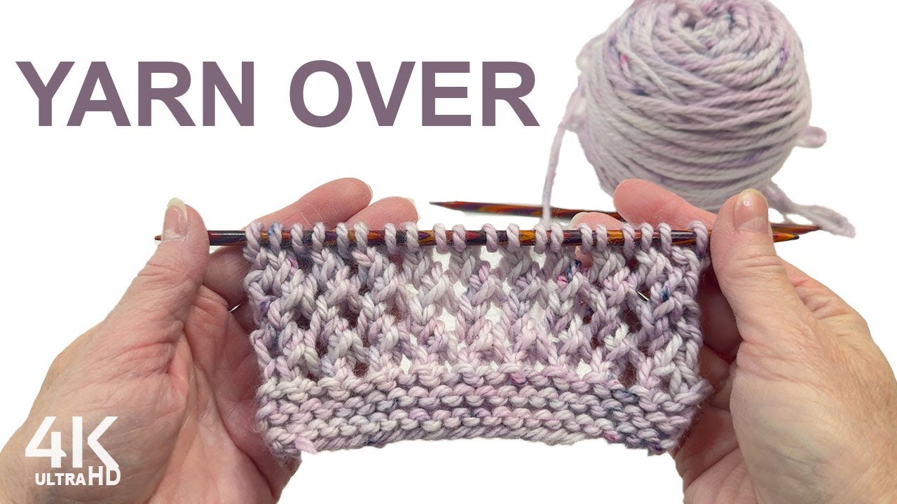 Knitting the Yarn Over (YO) Stitch Like a Pro | Knitting YO Increase Stitch