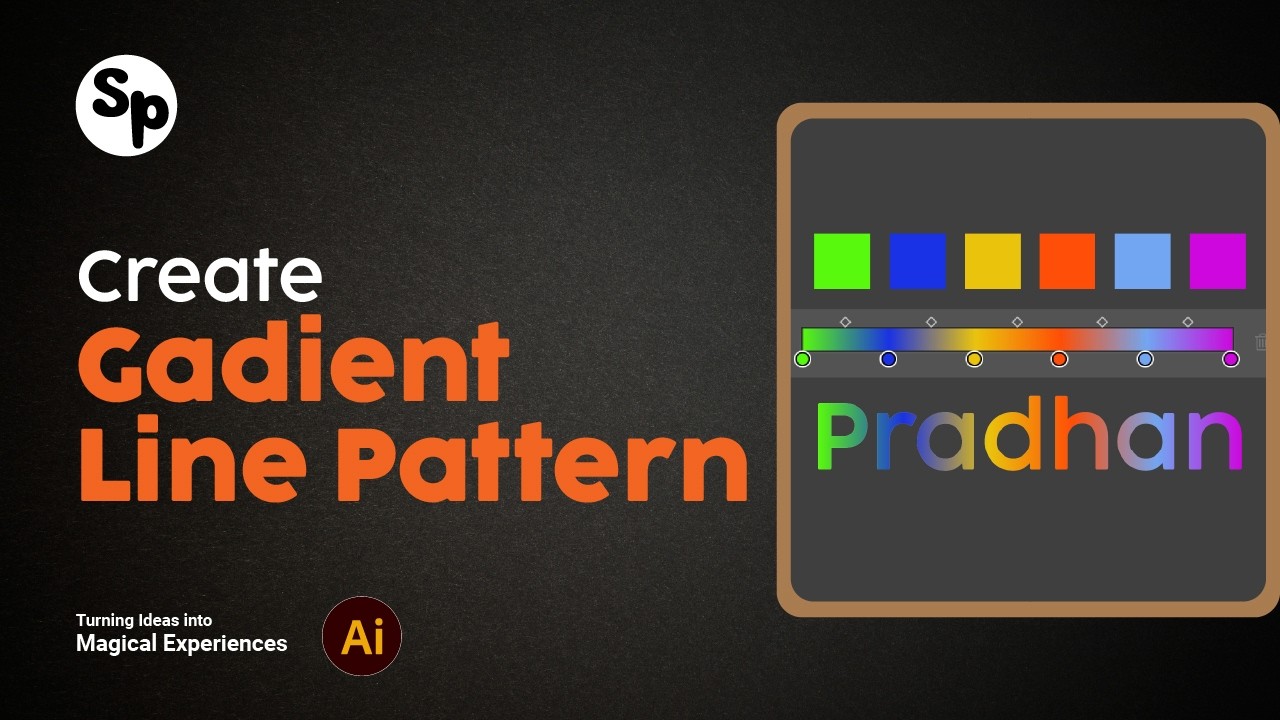 Create Gradient Line Pattern in Illustrator | Step-by-Step Guide