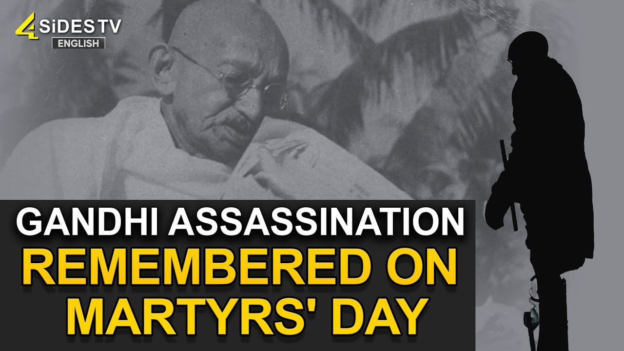 Gandhi Assassination Remembered on Martyrs' Day | Mahatma Gandhi | 4Sides TV English
