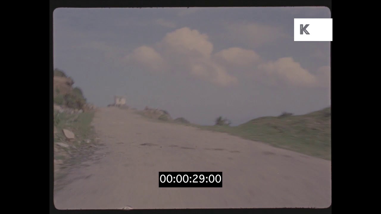 Coastal Drive in Algeciras, 1960s Spain, 35mm