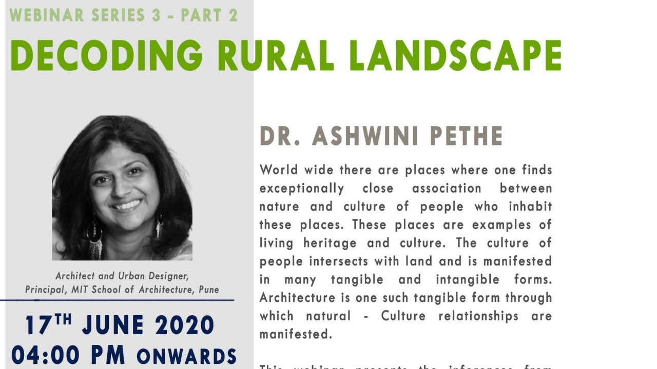 Decoding Rural Landscape By Prof. Ashwini Pethe