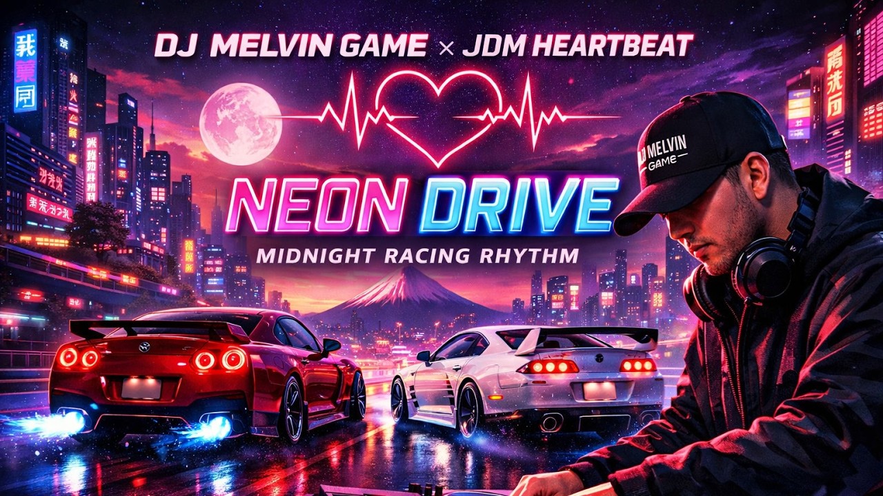 DJ MELVIN GAME X JDM Heartbeat Neon Drive Midnight Racing Rhythm 2026