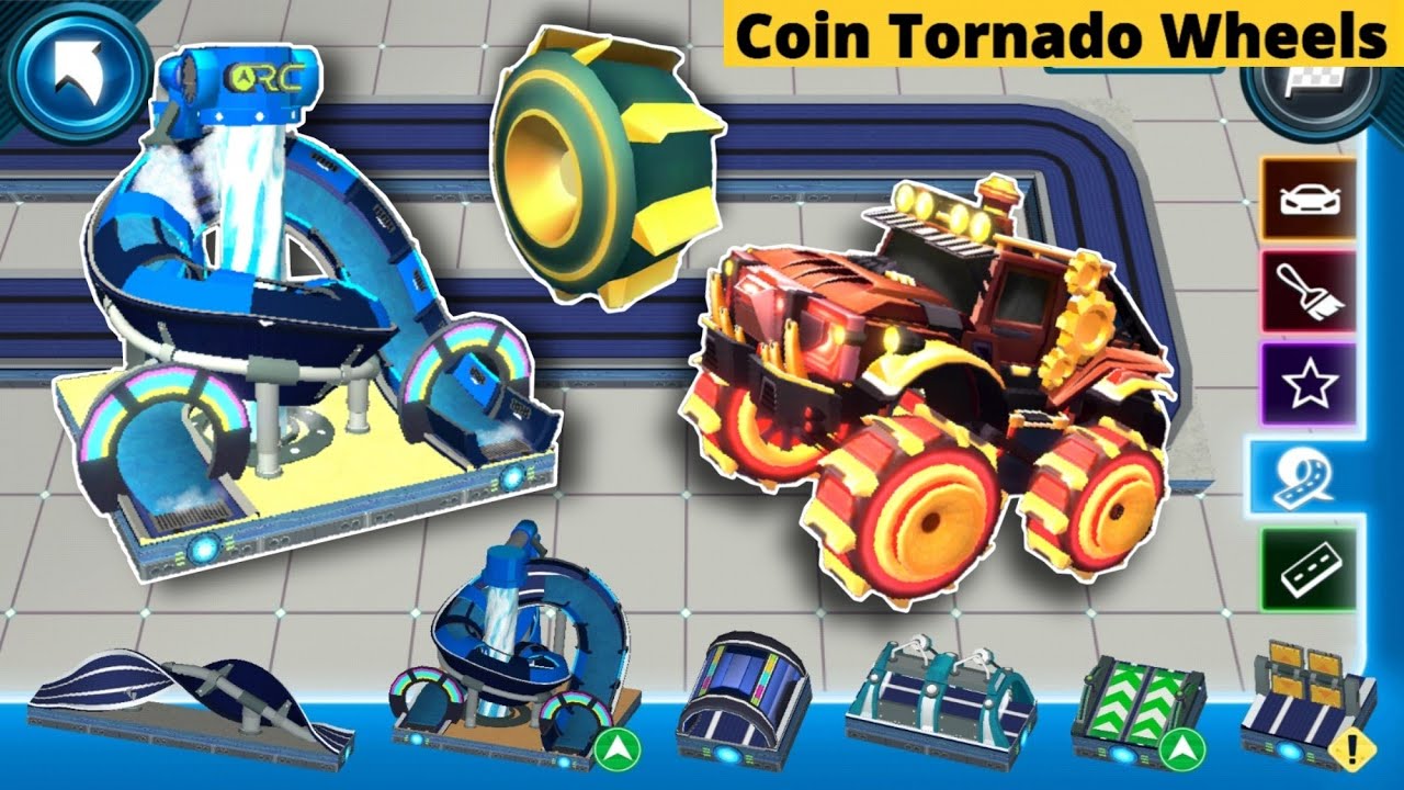 Racecraft Build and Race - Rumble Car Unlocked Coin Tornado Wheels