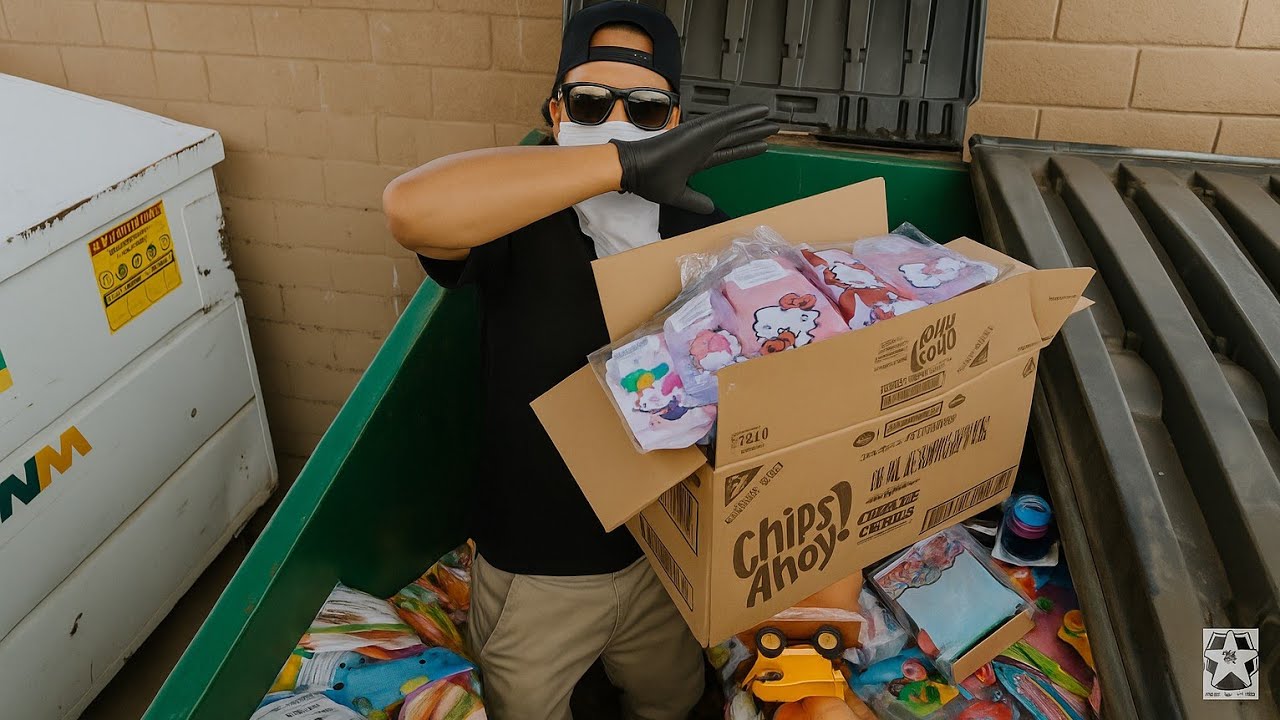 No podía CREER Lo que estás TIENDAS tiraron en esta CAJA #dumpsterdiving   #funny #foryou #fyp 
