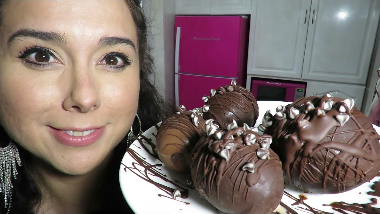 Bombas de chocolate con molde y SIN MOLDE/Marisolpink