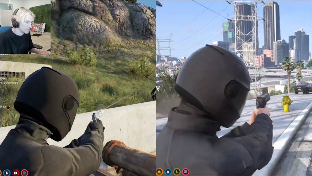 Marty's POV. GG wipe PD to save X during m3th run | NoPixel 3.0 GTA RP