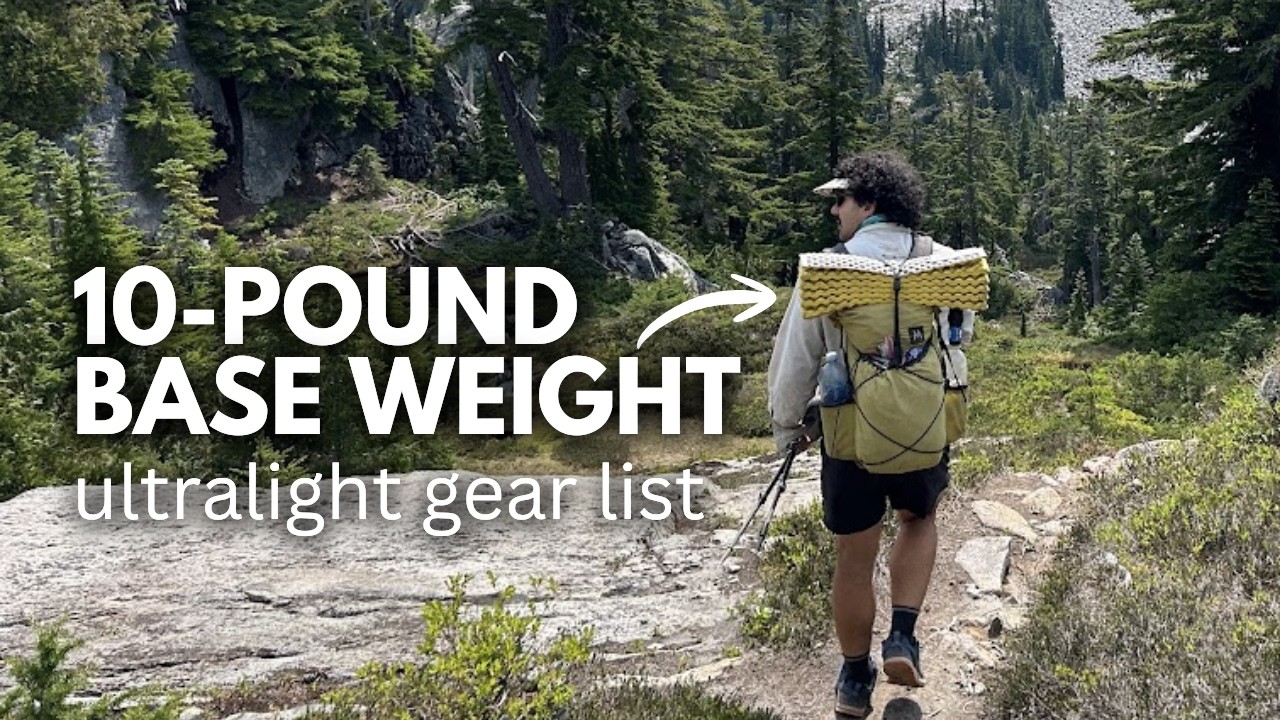 Ultralight gear list (sub 10 pounds)