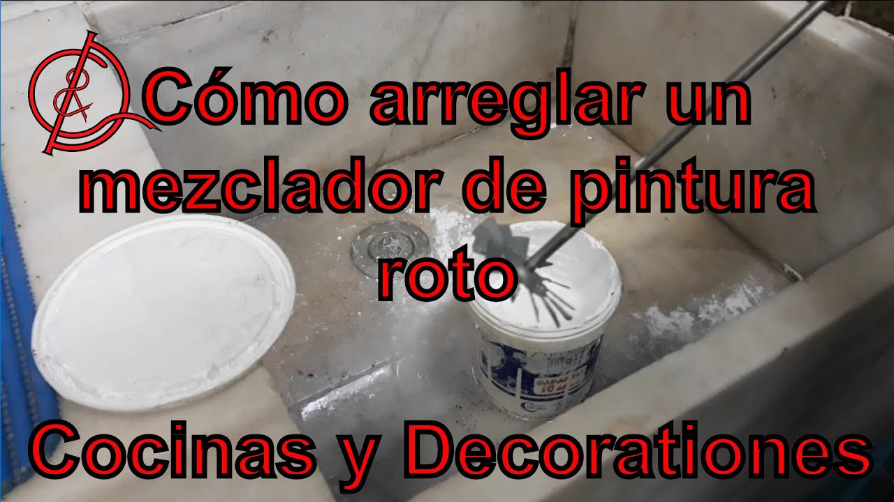 Reparación, arreglo, mezclador de pintura