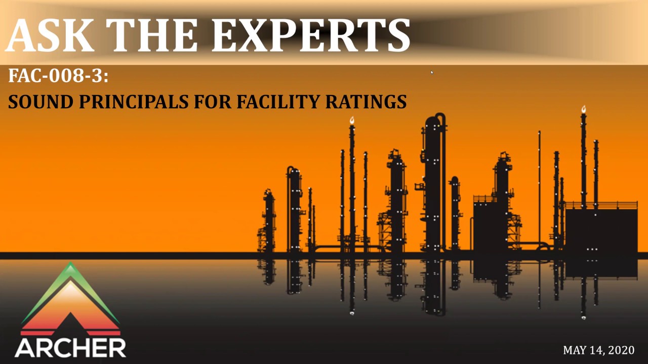 FAC-008-3: Sound Principals for Facility Ratings