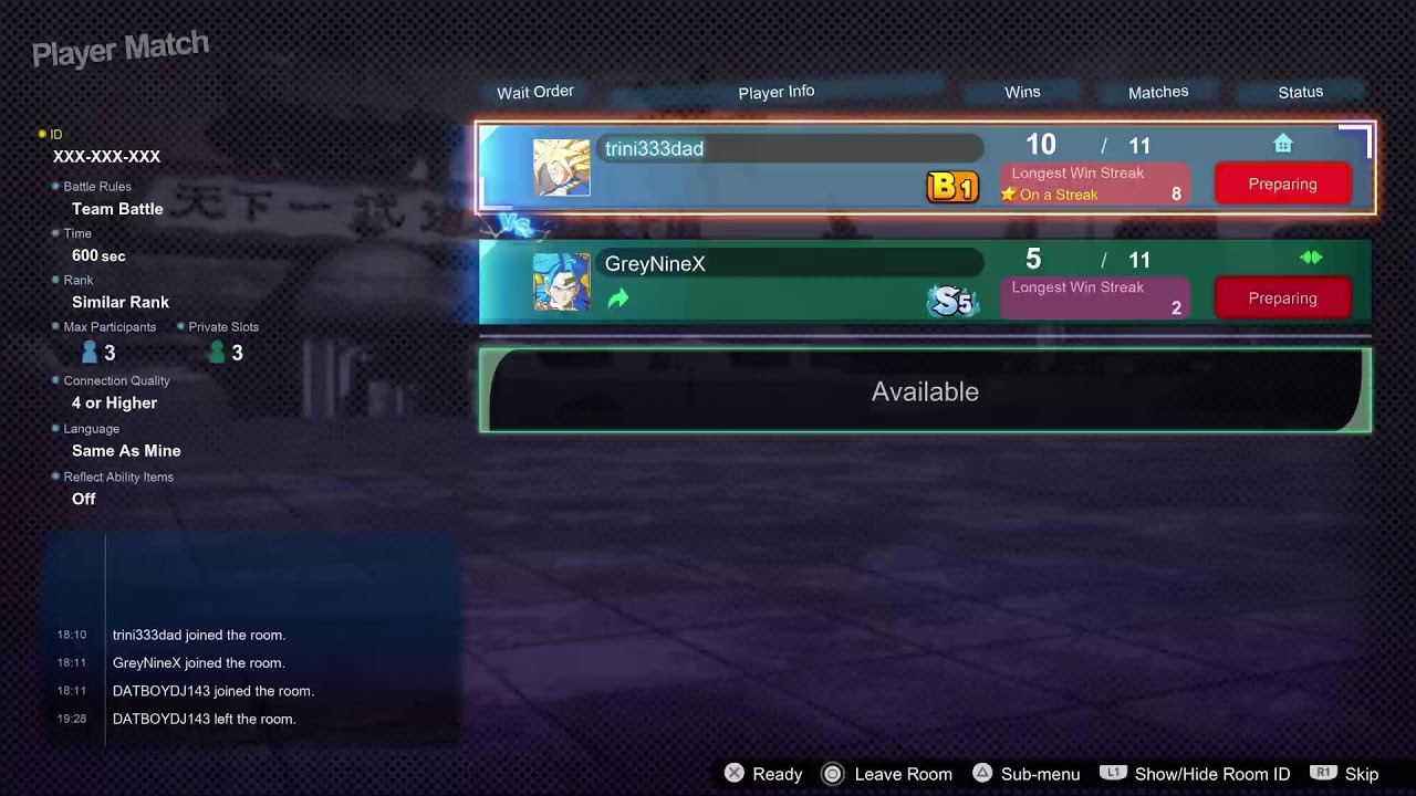 Dragonball Sparking Zero : Casual Match