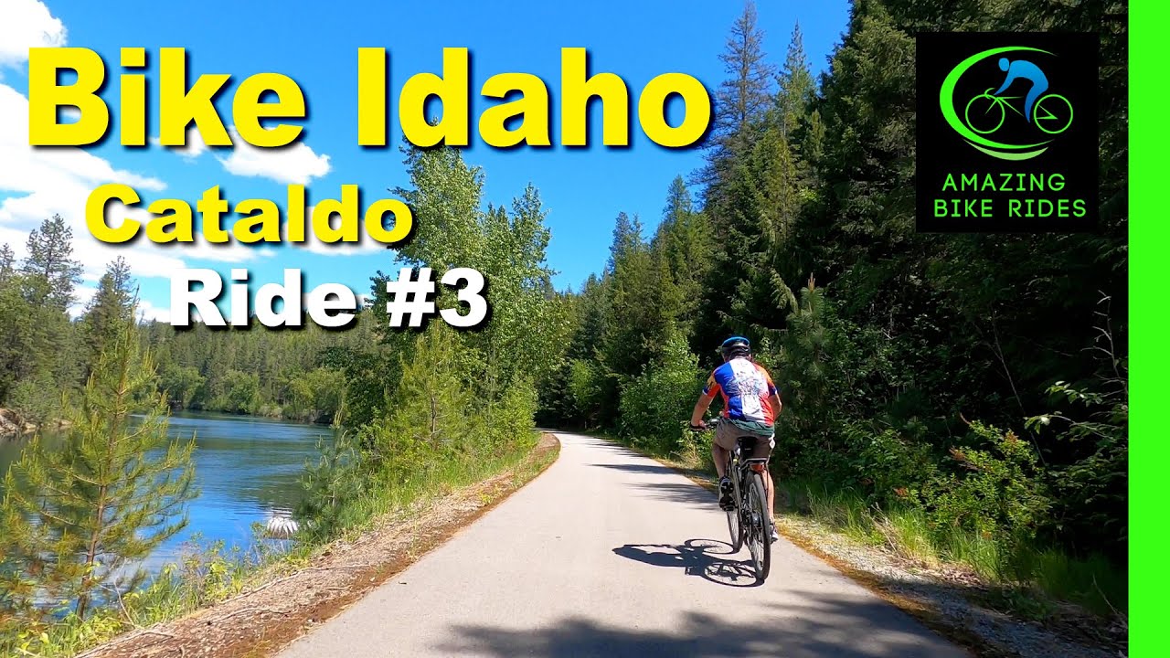 Trail of the Coeur d'Alenes | Idaho RailTrail | Indoor Cycling Workout | 30 Minute Virtual Bike Ride