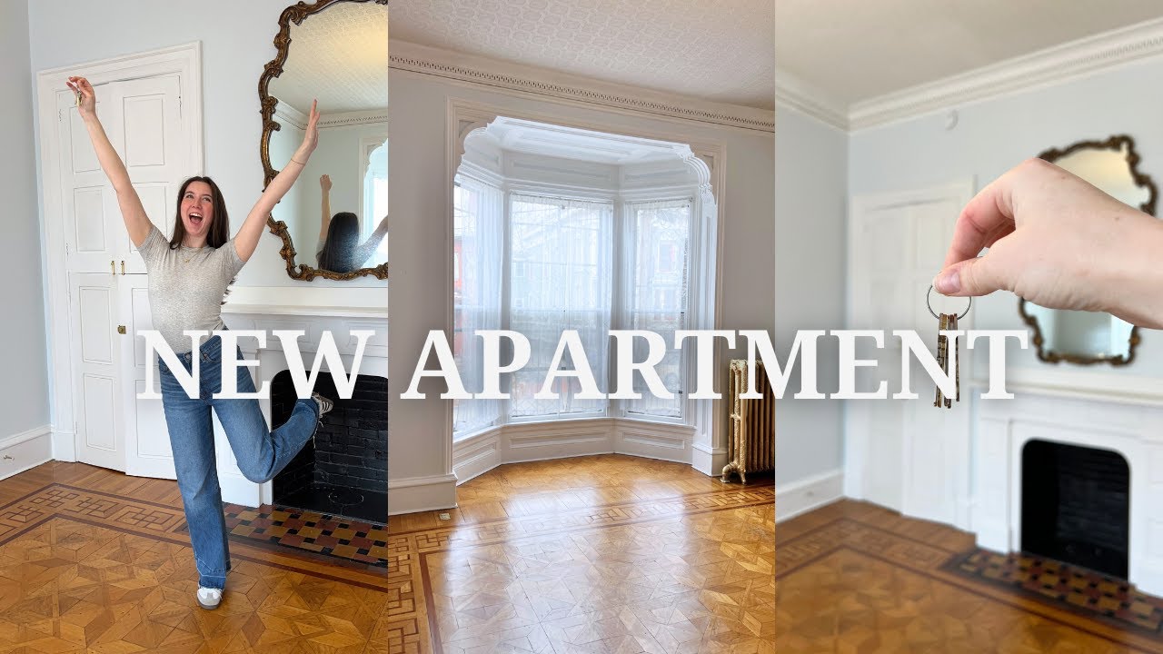 Empty Apartment Tour | 1850s apartment in Portland Maine