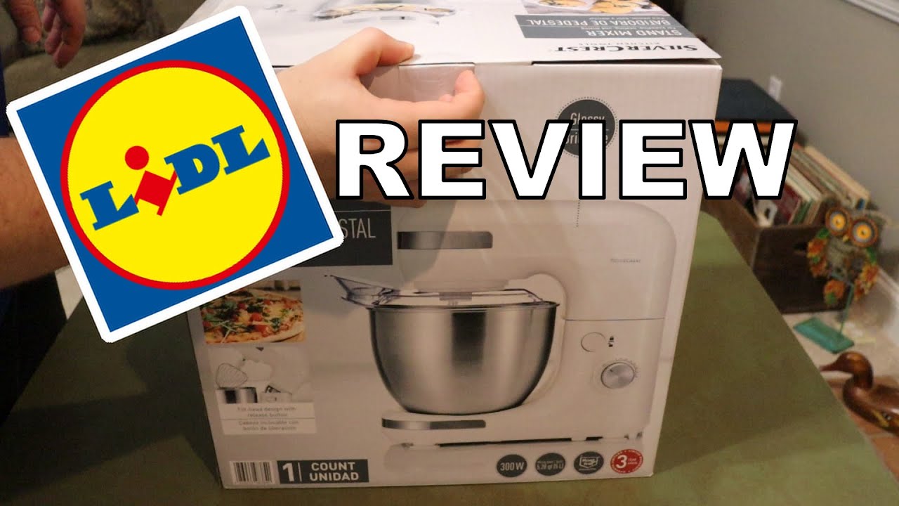 Обзор стационарного миксера Lidl Silvercrest, тест теста для торта и хлеба